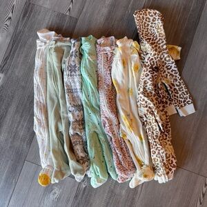 Baby Girl Onesie Footies Sleepers Bundle 6 months